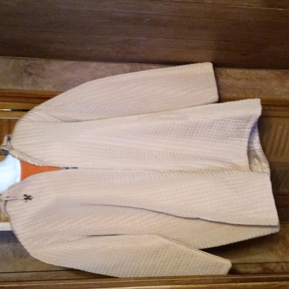 Woman Within Quilted Look Jacket w/ Hood Sz 1X